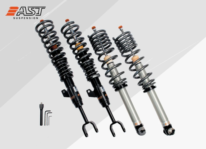 AST 5100 Series 1-Way Coilovers BMW 5-Series F10 w/ Non Inverted - F&R Top Mounts Not Included