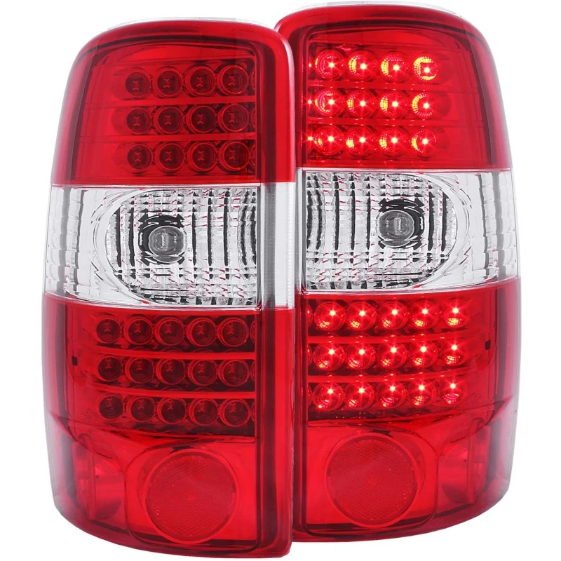 ANZO 2000-2006 Chevrolet Suburban LED-Rückleuchten Rot/Klar G2