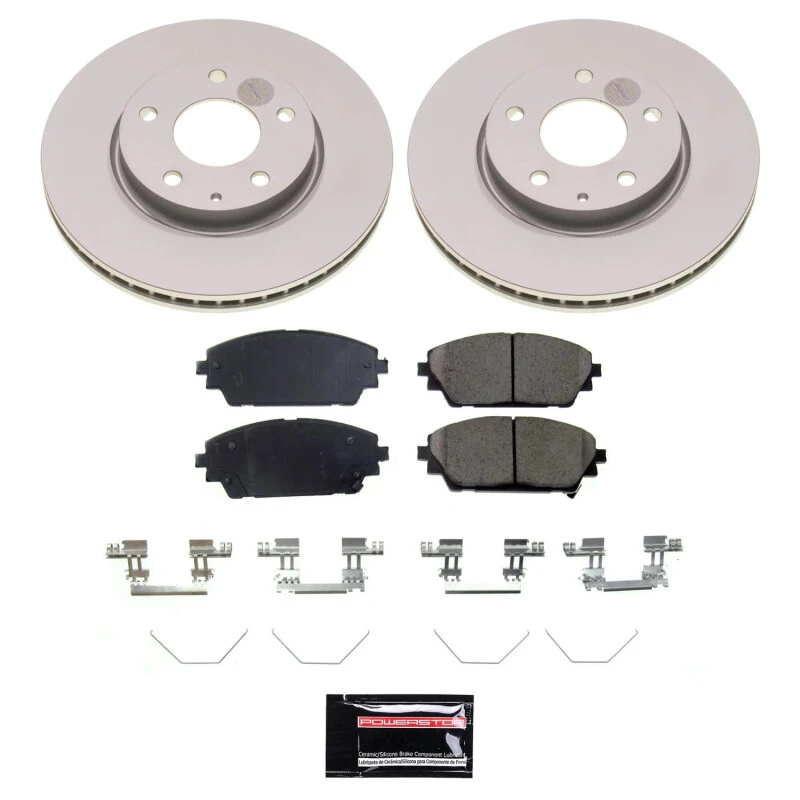 powerstop_CRK8756-679763b933617 Power Stop 19-23 Mazda 3 Front Z17 Coated Brake Kit