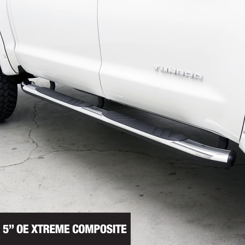 Go Rhino 17-20 Ford F-250/F-350 SD 5 Zoll OE Xtreme Composite Komplett-Kit mit Seitenschritten + Halterungen