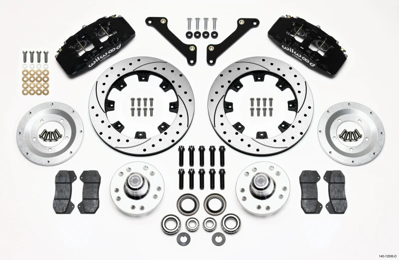 Wilwood Dynapro 6 Vordere Nabe Kit 12,19 Zoll gebohrt 79-81 Camaro