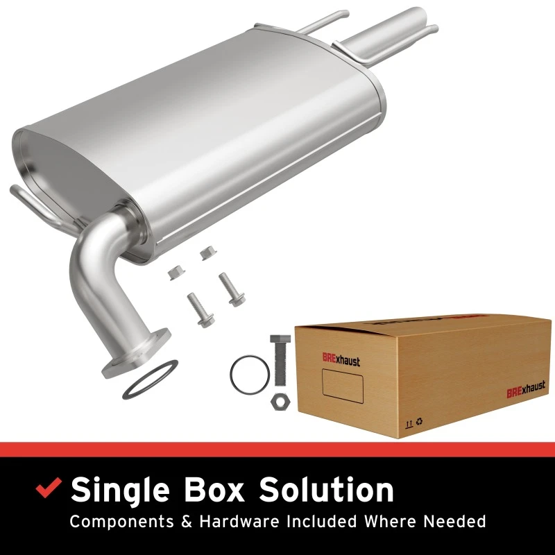 BRE Exhaust Direct-Fit Muffler Kit for 02-08 Camry ES300 Solara 2.4L 3.0L