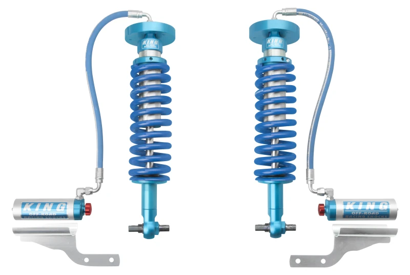 King Shocks Front 2.5 Dia Remote Reservoir Coilover with Adjuster for 2015+ Ford F150 4WD (Pair)