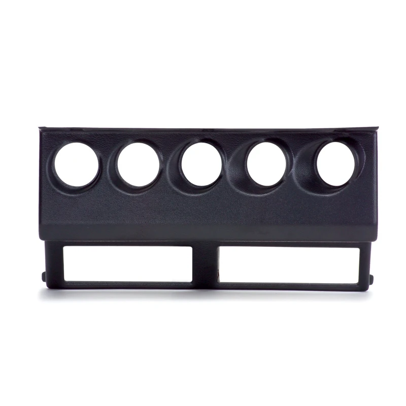 Autometer 87-95 Jeep Wrangler YJ Schwarzes Cluster-Bezel - Hält fünf 2-1/16-Zoll-Messgeräte