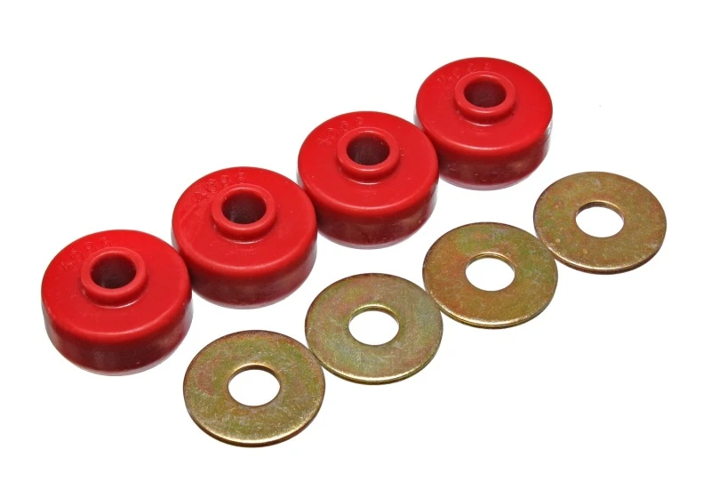 Energy Suspension 84-96 Chevy Corvette Rote Federkissen für hintere Blattfeder-Bushing-Set