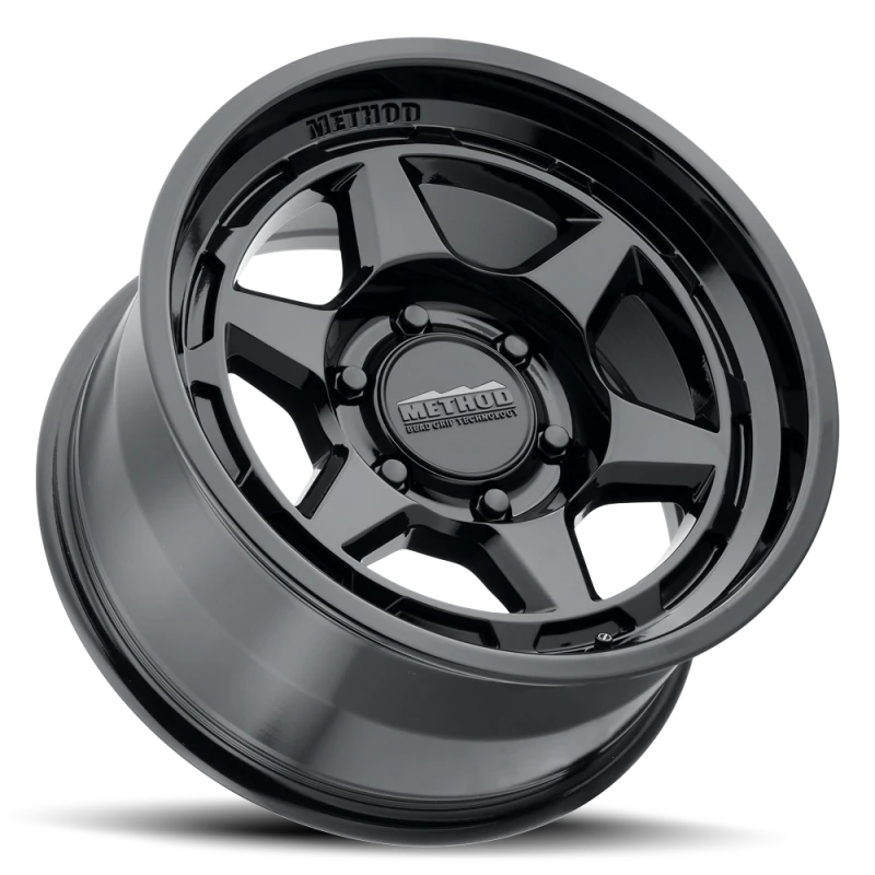 Method MR708 17x8.5 / 0mm Offset / 6x5.5 / 106.25mm CB - Gloss Black