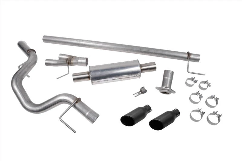 Roush 21-24 Ford F-150 5.0L V8 Side Exit Catback Performance Exhaust w/ Black Tips