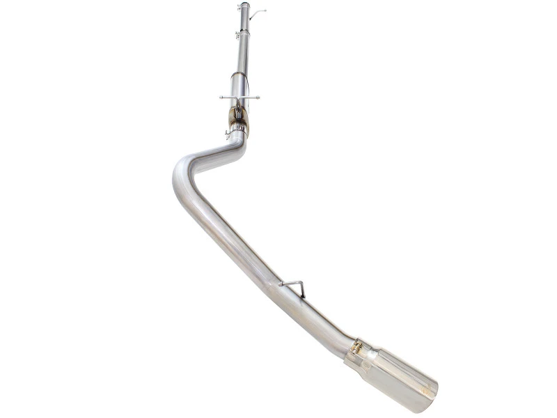aFe MACHForce XP Auspuff 3in-3.5in SS Einzelseitige Verlängerung CB mit polierter Spitze 99-04 Ford F-250 V8 5.4L/6.8L