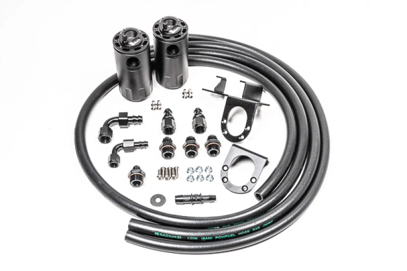Radium Engineering 07-21 Toyota Tundra Doppel-Fangbehälter-Kit Fluid Lock