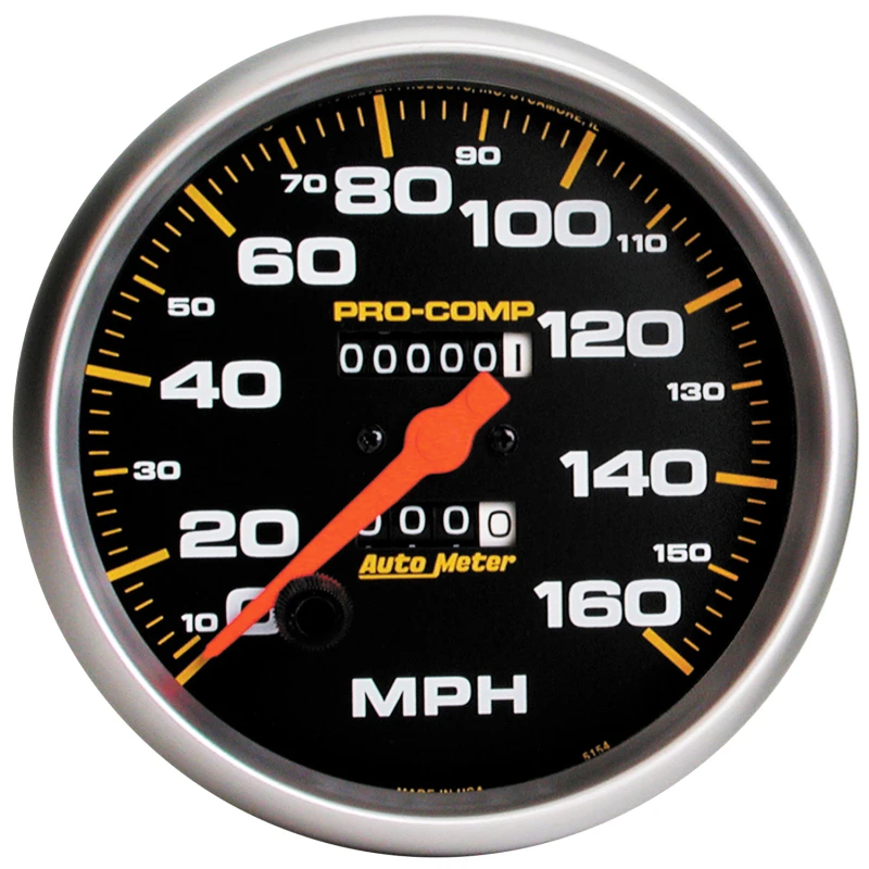 AutoMeter Tacho 5 Zoll 257 km/h Mechanisch Pro-Comp