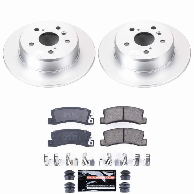 Power Stop 99-03 Lexus RX300 Rear Z23 Coated Brake Kit