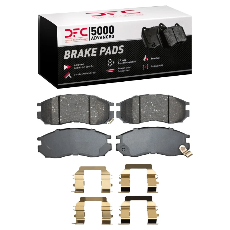 DFC 89-05 Chrysler Sebring Front 5000 Advanced Ceramic Brake Pads and Hardware Kit