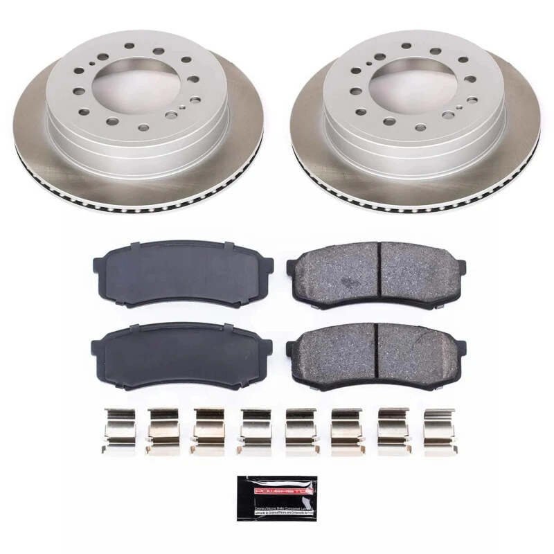 powerstop_SC5875-6795e5f51050d Power Stop 10-14 Toyota FJ Cruiser Rear Semi-Coated Rotor Kit