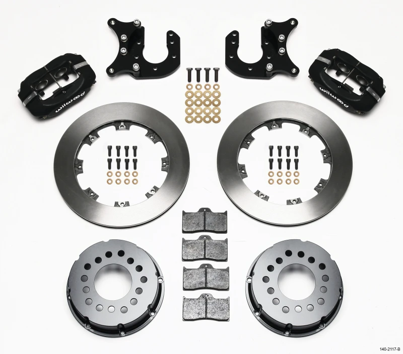 Wilwood Forged Dynalite P/S Hinterrad-Kit Mopar-Dana 2,36 Zoll Offset