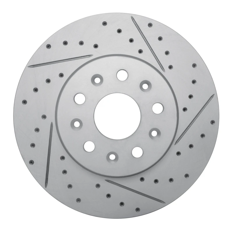 DFC 14-20 Cadillac Cts Front Right Drilled & Slotted Geoperformance Rotor