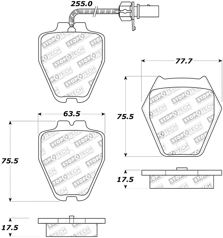 StopTech Street Touring Brake Pads