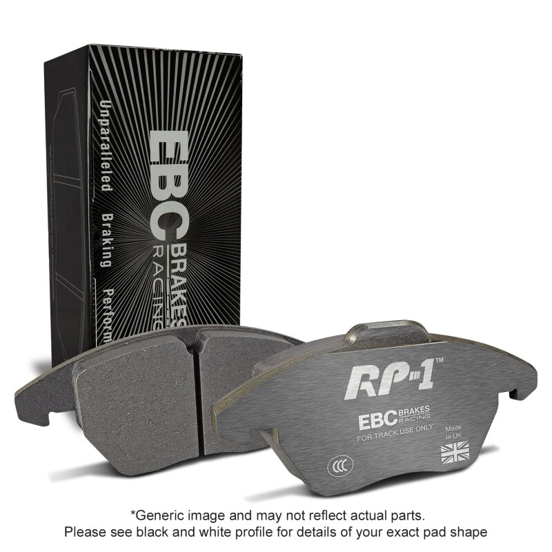 EBC Racing 15-19 Volkswagen GTI (Mk7) 2.0T RP-1 Race Front Brake Pads