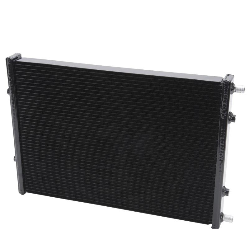 Edelbrock Wärmetauscher Dual Pass Einzelreihe 24 Zoll x 16,5 Zoll x 2,12 Zoll - Schwarz