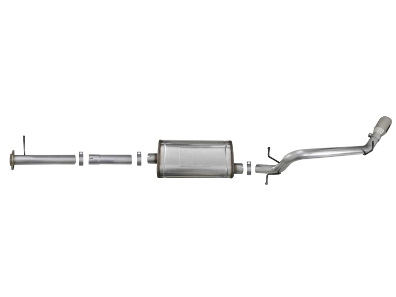aFe Mach Force-XP Auspuff 3in CB SS 15-17 GM Colorado/Canyon 2,5L/3,6L Seiten Ausgang mit polierter Spitze
