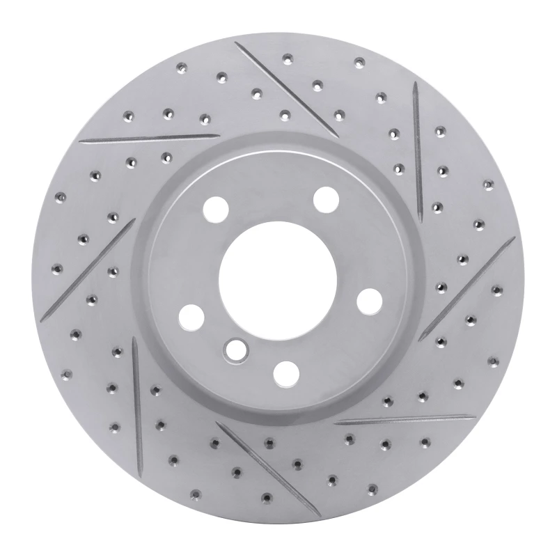 DFC 11-18 BMW X4 Front Right Drilled & Slotted Geoperformance Rotor