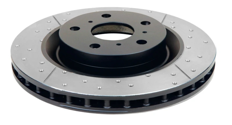 DBA 06-12 Chevrolet Corvette Z06 Hinten Gebohrt & Geschlitzt Street Series Rotor