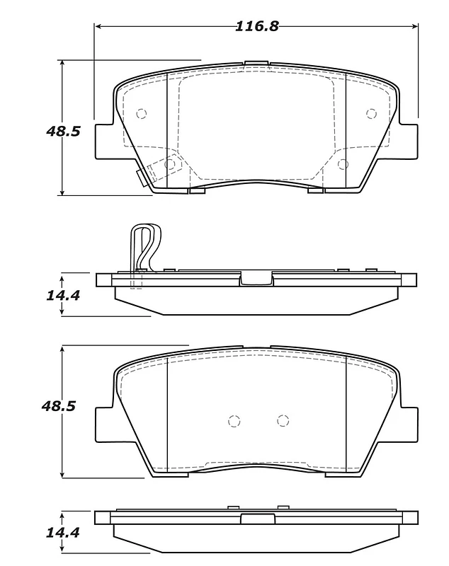 stoptech_309.12840-6794e9adc1ae0 StopTech Sport Brake Pads w/Shims and Hardware