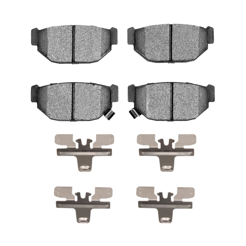 DFC 85-91 Subaru GL Rear 5000 Advanced Semi Metallic Brake Pads and Hardware Kit