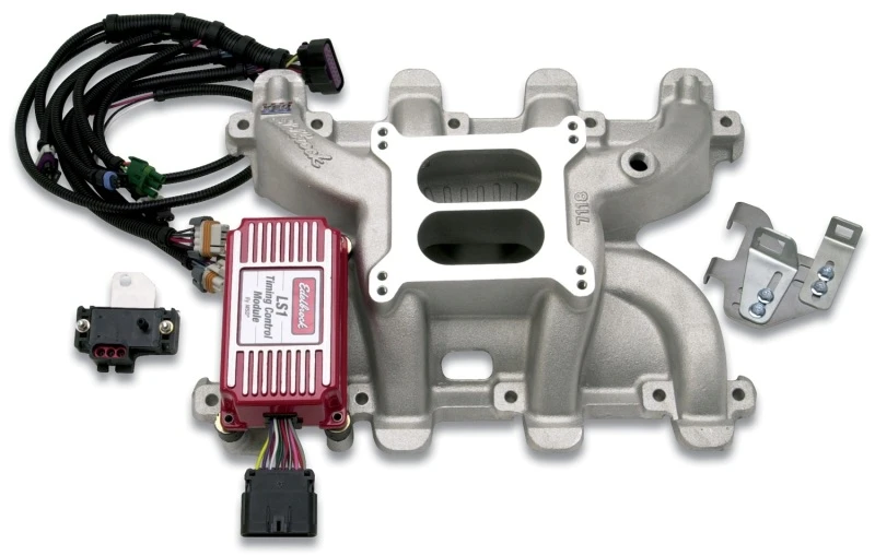 Edelbrock SBC LS1 Vergaser-Ansaugkrümmer
