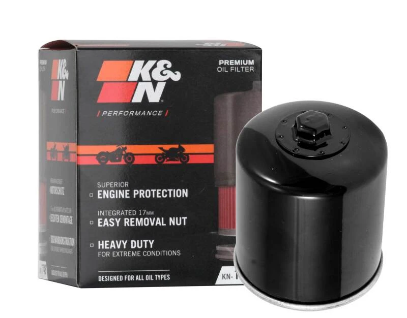K&N Ölfilter 08-17 Harley Davidson VRSCDX Night Rod Special 76 CI 3 Zoll OD x 3,844 Zoll Höhe