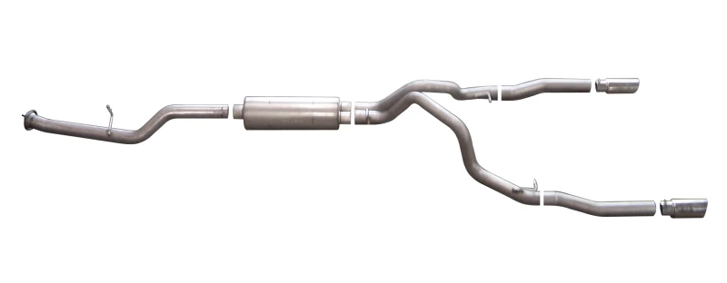 gibson_65620-67933ae8c1e3f Gibson 07-09 Chevrolet Silverado 2500 HD LT 6.0L 2.25 Zoll Kat-Back-Dual-Split-Auspuff - Edelstahl