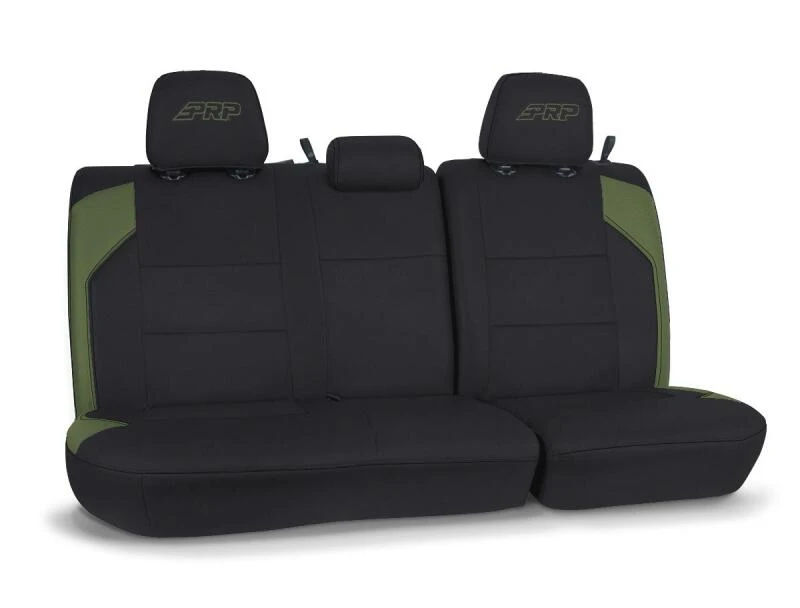 PRP 16-23 Toyota Tacoma Rear Bench Cover - Black/Olive Green