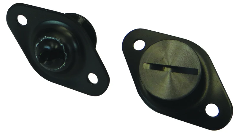 Moroso Quick Fastener – Self Ejecting – 5/16in x .550in – Aluminium – Schwarz – 10er Pack