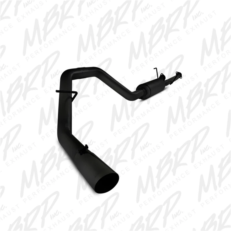 MBRP 2009-2014 Toyota Tundra 5.7L EC-Std. & SB/CC-SB 3 Zoll Kat-Back Single Side AL - Schwarz