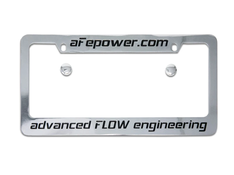 aFe POWER Graviertes Metall-Kennzeichenschild-Rahmen