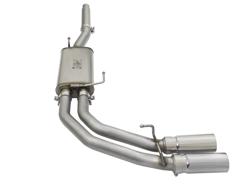 aFe Rebel Auspuff-System Cat-Back SS Ford F-150 04-08 V8 4.6/5.4L mit polierten Endrohren
