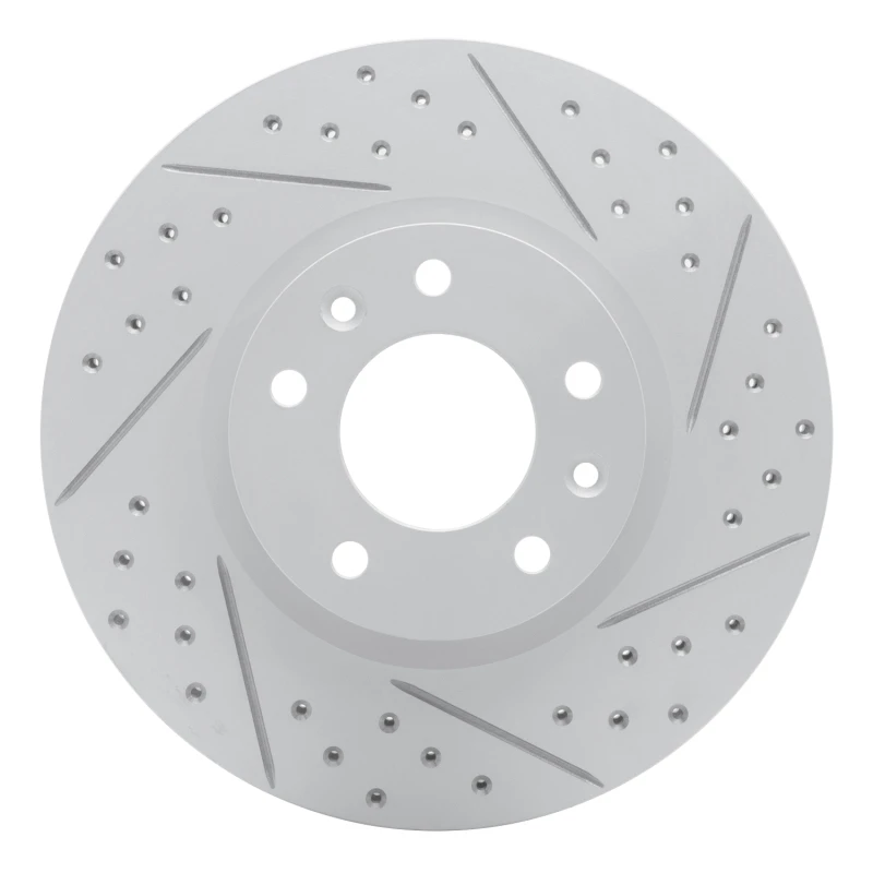 DFC 06-13 Ford Fusion Front Right Drilled & Slotted Geoperformance Rotor
