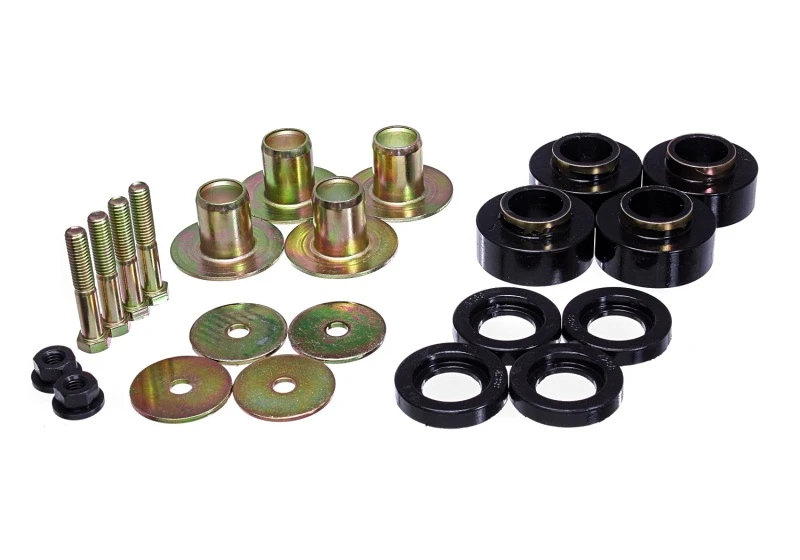 Energy Suspension 68-72 Chevrolet Chevelle SS Schwarzes Body-Mount-Set