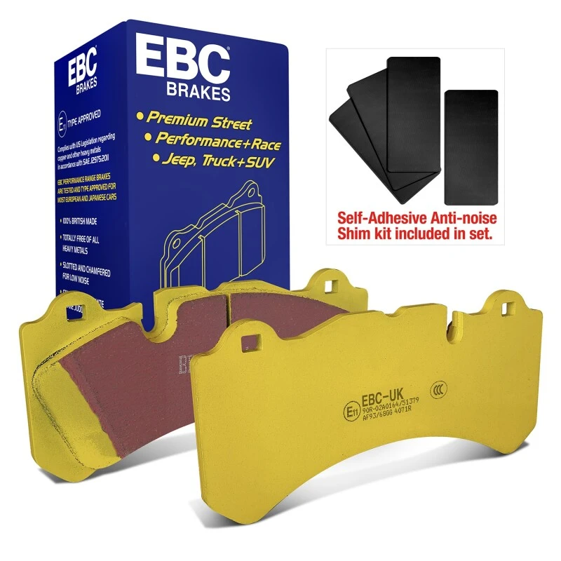 EBC Yellowstuff Bremsbeläge vorne für 2014+ Volvo S60 Polestar/V60 Polestar 3.0T