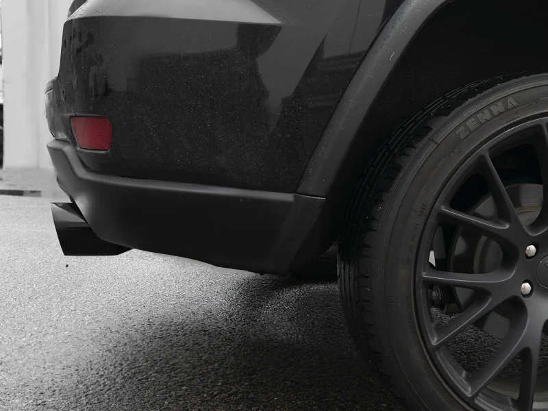 aFe Großer Bohrung HD 3in 304 SS Kat-Back Auspuff mit schwarzen Endstücken 14-19 Jeep Grand Cherokee (WK2) V6-3.6L