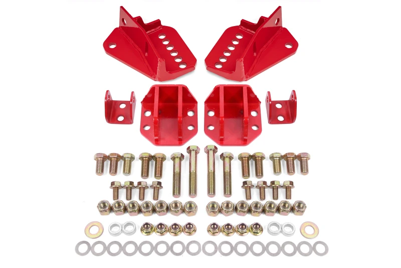 bmr-suspension_CCK402R-6793052e11abe BMR 64-72 GM A-Body Coilover-Umbausatz hinten einstellbarer Stoßdämpfer-Montage ohne CAB - Rot