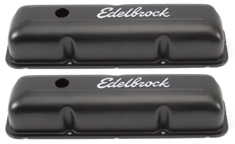 Edelbrock Ventildeckel Signature Series Ford 1958-1976 FE V8 Schwarz