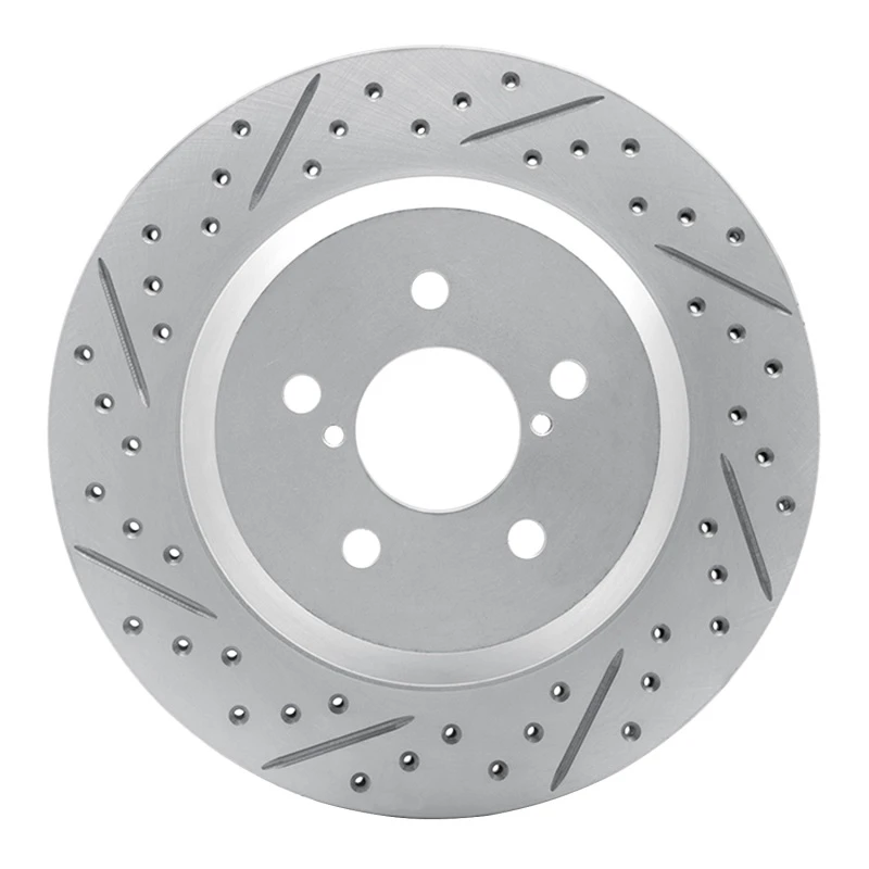 DFC 19-23 Subaru Crosstrek Rear Left Drilled & Slotted Geoperformance Rotor