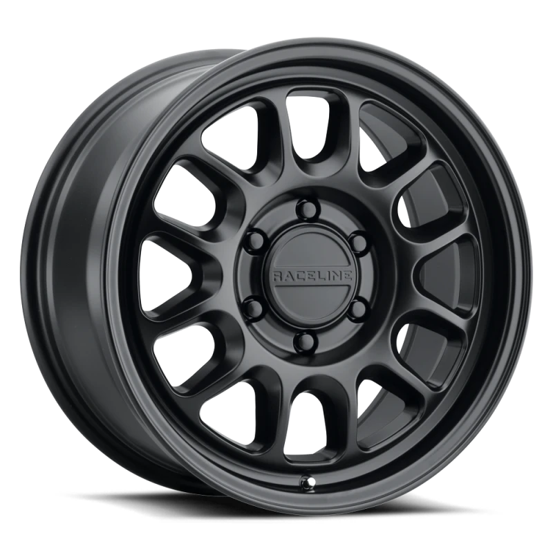 Raceline 958B Rogue 17X8.5 / 5X127 / 0mm Offset 78.1 Bore - Satin Black