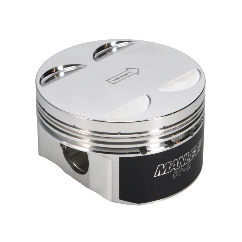 Manley Nissan GTR VR38DETT 99mm Bore 88.4mm Stroke -2cc Dish Turbo Tuff Piston Set w/ Rings