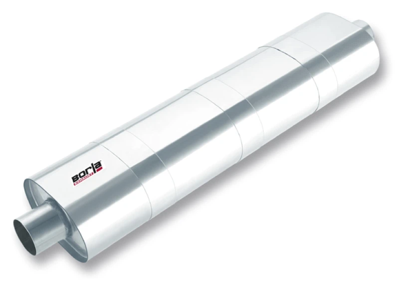 Borla 3 Zoll ID In/Out x 34 Zoll x 8,5 Zoll x 5,5 Zoll Oval XR-1 Multi-Kern-Rennschalldämpfer