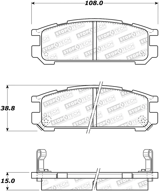 StopTech Street Brake Pads
