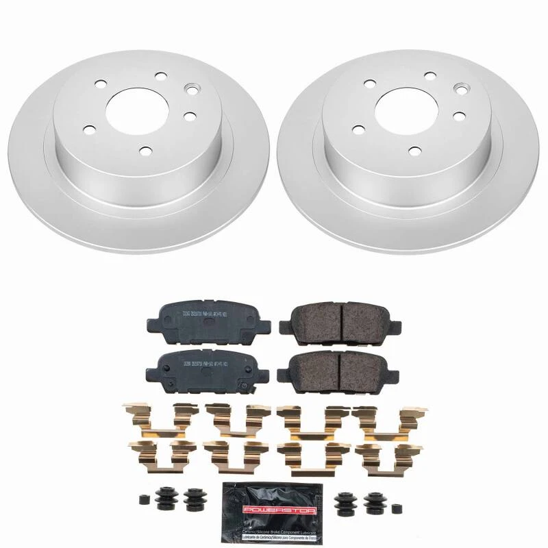 Power Stop 07-10 Nissan Altima Rear Z23 Coated Brake Kit