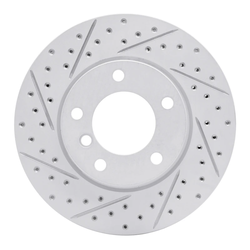 DFC 91-06 BMW 328I Front Left Drilled & Slotted Geoperformance Rotor