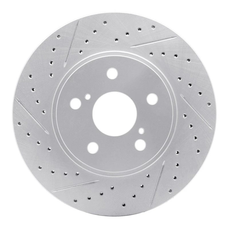 DFC 02-15 Lexus Is250 Front Left Drilled & Slotted Geoperformance Rotor