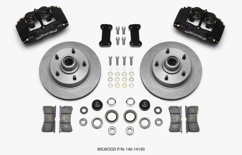 Wilwood Forged Dynalite Front Kit 11.72in 1 PC Rotor&Hub Ford F100 1948-1956